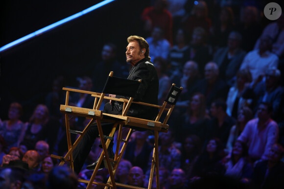 Exclusif - Johnny Hallyday - Enregistrement de l'émission Spécial Johnny Hallyday, "Johnny, la soirée événement", qui sera diffusée sur TF1 en prime-time le 20 décembre. 