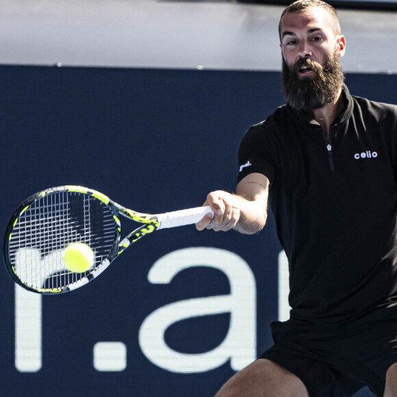 Benoit Paire - Tournoi UTS de Tennis - Los Angeles le 22 juillet 2023.