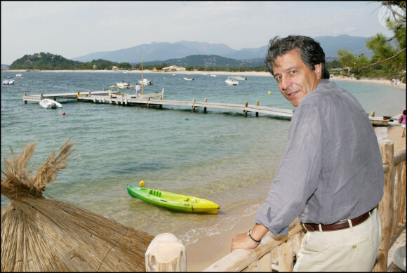 Christian Clavier lors de la première de "L'enquête corse" en Corse le 12 septembre 2004.