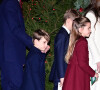 Accompagnée de son époux le prince William et de leurs trois enfants, la souveraine avait opté pour un divin look immaculé.
Le prince George, la princesse Charlotte et le prince Louis - Concert de Noël "Together At Christmas" à l'abbaye de Westminster à Londres, le 8 décembre 2023.