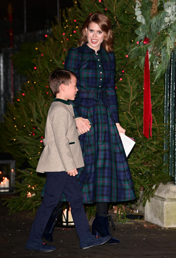 La princesse Beatrice d'York - Concert de Noël "Together At Christmas" à l'abbaye de Westminster à Londres, le 8 décembre 2023.