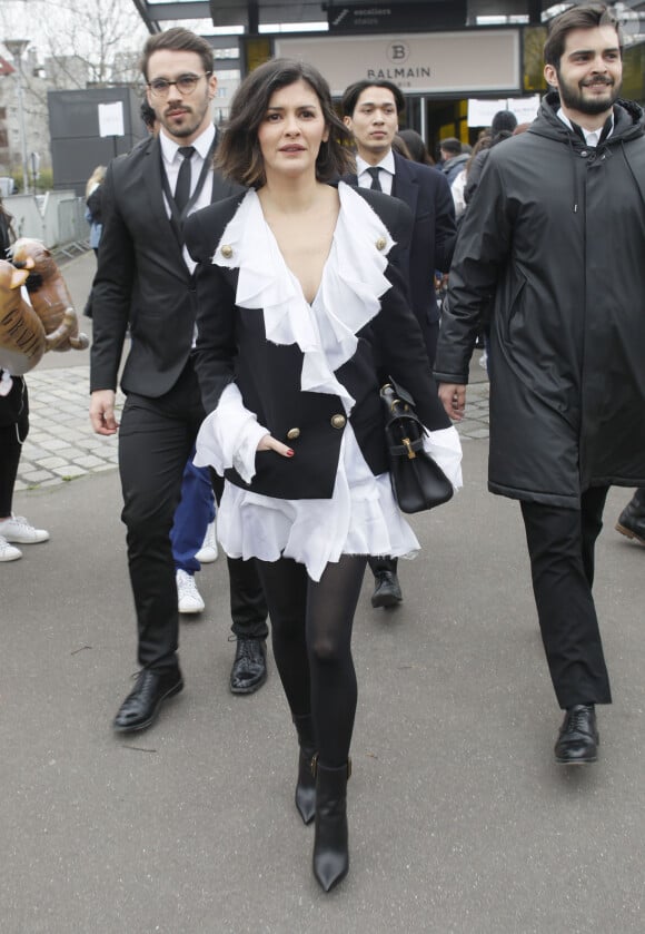 Mais le public est désormais ravi.
Audrey Tautou - Défilé de mode prêt-à-porter automne-hiver 2020/2021 Balmain à Paris le 28 février 2020.