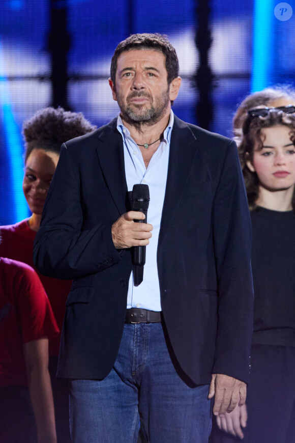 Le musicien sera la tête d'affiche d'une émission spéciale diffusée sur France 3 vendredi 15 décembre 2023
Exclusif - Patrick Bruel - Enregistrement de l'émission "Tous avec les bleus, le concert événement", diffusée en direct sur TF1 le 12 octobre 2023, au Village Rugby, place de la Concorde, à Paris En direct du Village Rugby, un concert pour fêter l'entrée du XV de France dans les quarts de finale de la plus prestigieuse compétition de Rugby. © Cyril Moreau-Veeren / Bestimage 