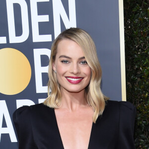 Margot Robbie sur le tapis rouge de la 75ème cérémonie des Golden Globe Awards au Beverly Hilton à Los Angeles, le 7 janvier 2018. © Chris Delmas/Bestimage 