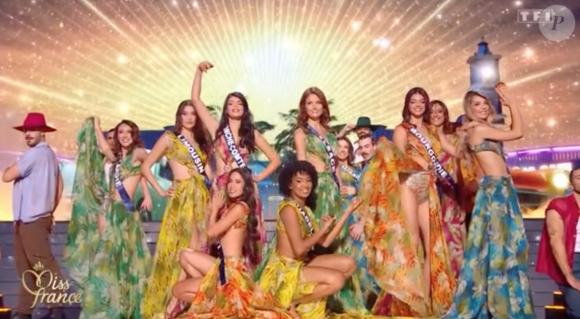 Miss Guadeloupe : Jalylane Maes a chuté sur la scène de l'élection de Miss France. Elle est tombée sur les fesses.
