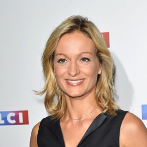 Audrey Crespo-Mara lors du photocall de la conférence de rentrée de la chaine LCI à Boulogne Billancourt le 30 août 2017. © Coadic Guirec / Bestimage