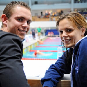 L'ancienne nageuse a salué la belle performance de Rose, la fille de son frère Nicolas
 
Laure et son frère Nicolas Manaudou le 17 novembre 2007 à Berlin