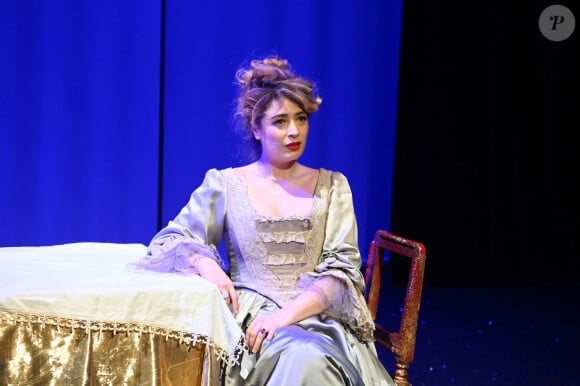 Lola Zidi - Filage de la pièce "Barbe Bleue" au théâtre Artistic à Paris le 17 février 2023. © Coadic Guirec/Bestimage