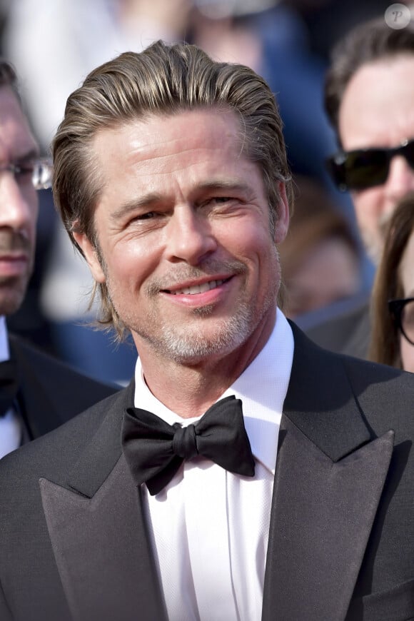 Brad Pitt à la projection du film "Once Upon a Time... in Hollywood" lors du 72ème Festival International du Film de Cannes, France, le 21 mai 2019. 