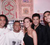 Après la rencontre, il a prévu de célébrer ses 25 ans lors d'une soirée privée
 
Exclusif - Kylian Mbappé, son frère Ethan (à droite), Mélissa Theuriau, son mari Jamel Debbouze et Achraf Hakimi à l'after-party de la soirée du grand gala du "Marrakech du Rire 2022" pour la 10ème édition à l'hôtel Selman de Marrakech, Maroc, le 18 juin 2022. © Rachid Bellak/Bestimage