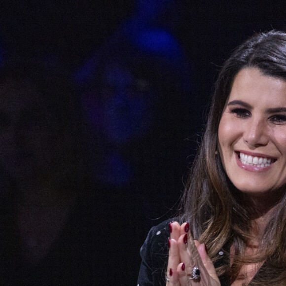 Exclusif - Karine Ferri - Enregistrement de l'émission "La chanson secrète 13", présentée par Nikos Aliagas et diffusée le 29 décembre 2023 sur TF1. © Guillaume Gaffiot-Cyril Moreau / Bestimage 