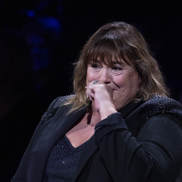 Exclusif - Michèle Bernier - Enregistrement de l'émission "La chanson secrète 13", présentée par Nikos Aliagas et diffusée le 29 décembre 2023 sur TF1. © Guillaume Gaffiot-Cyril Moreau / Bestimage