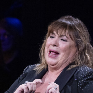 Après le succès fou de ses éditions précédentes, l'émission La chanson secrète est de retour, le vendredi 29 décembre 2023.
Exclusif - Michèle Bernier - Enregistrement de l'émission "La chanson secrète 13", présentée par Nikos Aliagas et diffusée le 29 décembre 2023 sur TF1. © Guillaume Gaffiot-Cyril Moreau / Bestimage