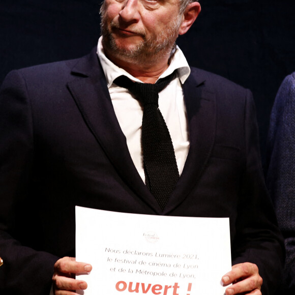 Benoît Poelvoorde - Cérémonie d'ouverture du Festival Lumière 2021 à Lyon le 9 octobre 2021. © Pascal Fayolle/ Bestimage