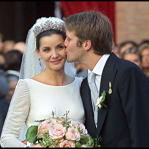 Archives - Clotilde Courau et Emmanuel-Philibert de Savoie lors de leur mariage