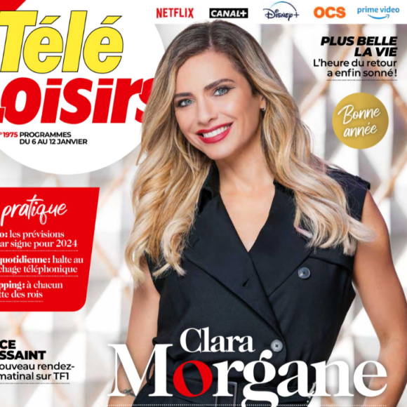 Couverture du magazine Télé-Loisirs paru le samedi 30 décembre 2023.