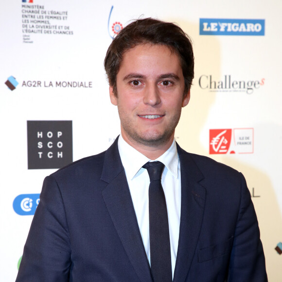 Gabriel Attal (Ministre de l'éducation) - 10ème édition du Prix de la Femme d'Influence au musée de l'homme à Paris le 5 décembre 2023. © Bertrand Rindoff / Bestimage