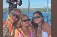 C'est une belle surprise qu'a réservée Laeticia Hallyday à ses deux filles Jade et Joy. Le 25 décembre, elles ont quitté Paris en s'envolant pour la Thaïlande. 
Laeticia Hallyday et ses filles Jade et Joy en Thaïlande.