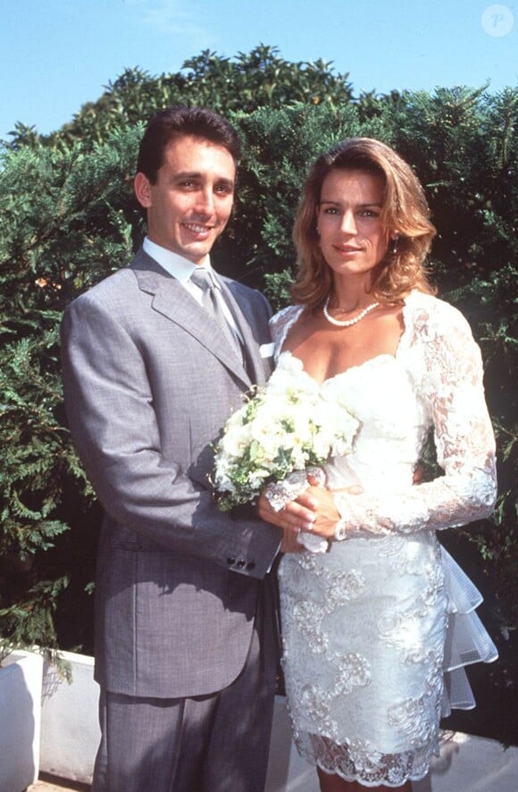 Mariage de la princesse Stéphanie de Monaco et de Daniel Ducruet le 3 juillet 1995