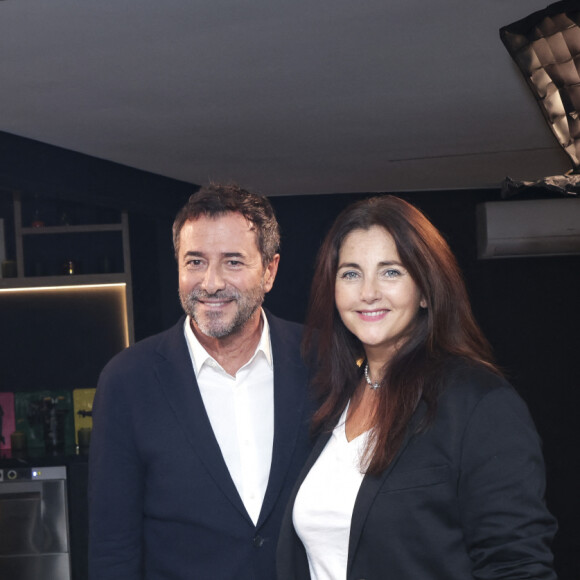 Exclusif - Bernard Montiel, Cristiana Reali - Enregistrement de l'émission "Olympiascope", présentée par B.Montiel, et diffusée le 27 octobre sur Olympia TV, une chaîne du groupe Canal+ et en replay sur myCANAL. Le 28 septembre 2023 © Jack Tribeca / Bestimage 