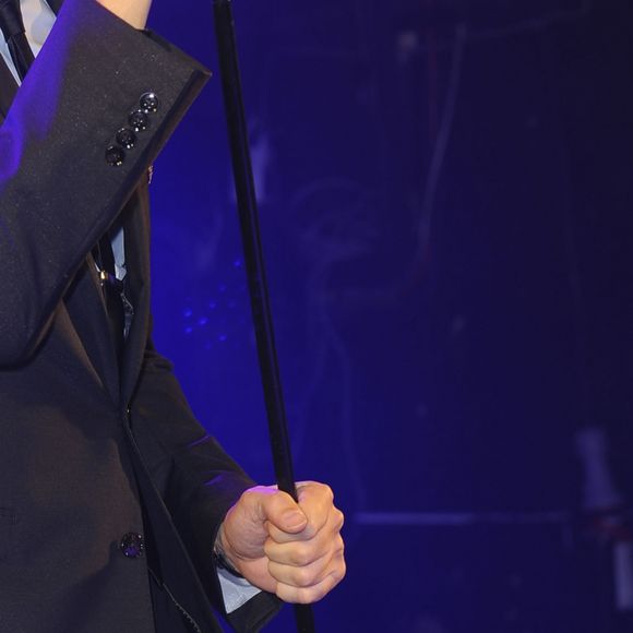Le chanteur americain Michael Bolton en concert dans le celebre nightclub G-A-Y a Londres, le 19 Octobre 2013. 