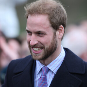 Prince William - Les membres de la famille royale lors de la traditionnelle messe de Noël à Sandringham le 25 décembre 2008