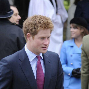 Son frère Harry n'avait pas encore adopté ce style
Les princes William et Harry - Les membres de la famille royale lors de la traditionnelle messe de Noël à Sandringham le 25 décembre 2008