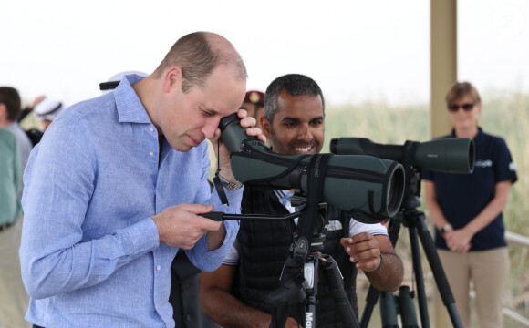 Le prince William, duc de Cambridge - Dans le cadre de sa tournée au Koweït et à Oman, le duc de Cambridge visite la réserve naturelle de Jahra à Koweït pour en savoir plus sur les projets du pays en matière de protection de l'environnement et des défis environnementaux. Koweït le 2 décembre 2019.