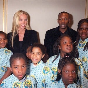 Ophélie Winter et MC Solaar - Soirée Children of Africa à Paris (Bestimage)