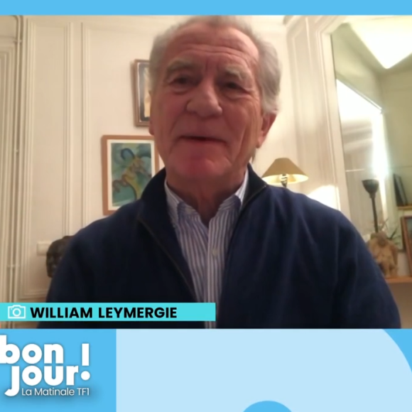 William Leymergie, invité surprise de "Bonjour !", la nouvelle matinale de TF1 présentée par Bruce Toussaint.