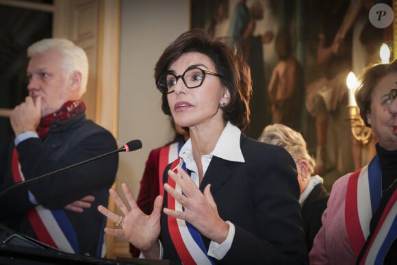 Rachida Dati - Voeux de Rachida Dati à la mairie du VIIème Arrondissement de Paris le 16 janvier 2024 © Jack Tribeca / Bestimage