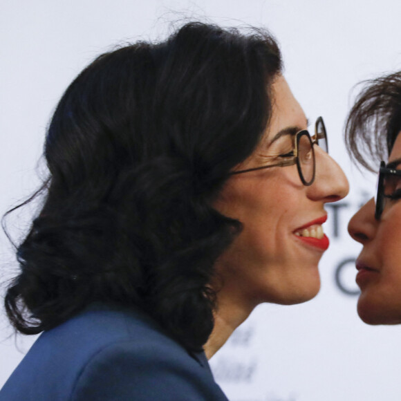 Passation de pouvoir au ministère de la Culture : Rachida Dati remplace Rima Abdul Malak le 12 janvier 2024 et devient ainsi ministre de la Culture du gouvernement Attal. © Michael Baucher / Panoramic / Bestimage