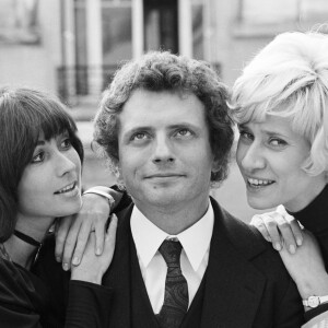 Archives - No Web - En France, à Neuilly-sur-Seine, Jacques MARTIN chez lui, sur sa terrasse, entouré de gauche à droite de Marion GAME et Daniele GILBERT. Le 15 septembre 1970 © Michel Ristroph via Bestimage  