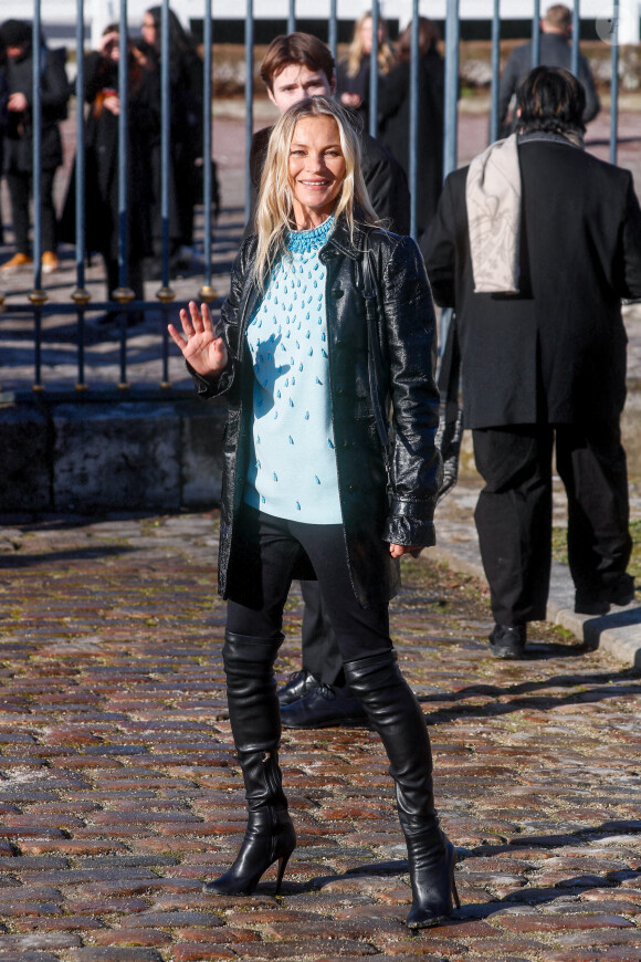 Kate Moss - Défilé Dior "Collection Homme Prêt-à-Porter Automne/Hiver 2024-2025" lors de la Fashion Week de Paris (PFW), le 29 janvier 2024. © Christophe Clovis/Bestimage 