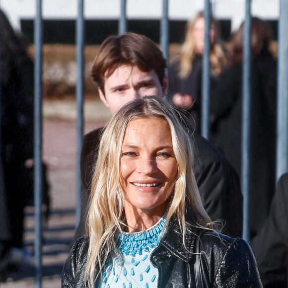 Kate Moss - Défilé Dior "Collection Homme Prêt-à-Porter Automne/Hiver 2024-2025" lors de la Fashion Week de Paris (PFW), le 29 janvier 2024. © Christophe Clovis/Bestimage 