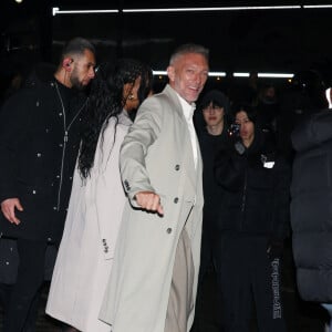 Vincent Cassel - Arrivées des personnalités au défilé AMI collection homme automne/hiver 2024/2025 lors de la fashion week à Paris (PFW) le 18 janvier 2024. © Denis Guignebourg / Bestimage 