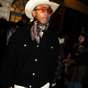 Pharrell Williams au défilé Kenzo collection homme automne/hiver 2024/2025 lors de la fashion week à Paris (PFW) le 19 janvier 2024.
