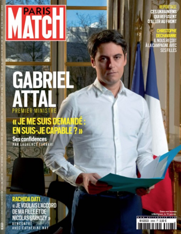 Une de Paris Match du 18 janvier 2024
