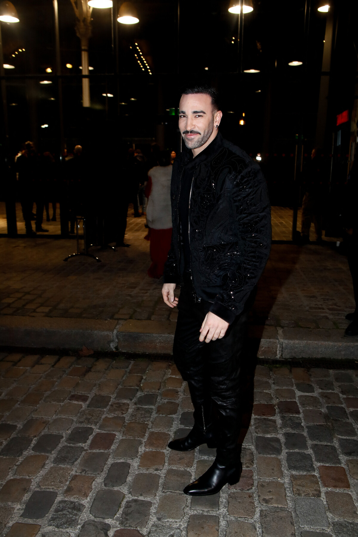 Photo Exclusif Adil Rami Arrivées au défilé Balmain Collection