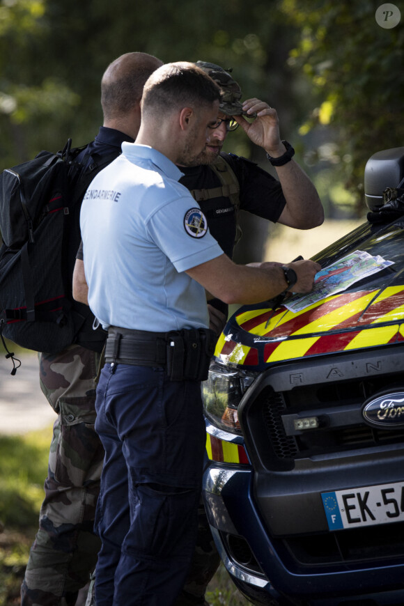 Battue dans le Bas-Rhin, le 28 septembre 2023, pour retrouver Lina, 15 ans, disparue depuis le 23 septembre 2023. © Elyxandro Cegarra / Panoramic / Bestimage