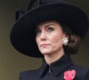 Le cercle proche de Kate Middleton n'avait eu aucune indication vis-à-vis du fait que quelque chose clochait avec son état de santé.
Kate Middleton - La famille royale honore les disparus des deux guerres mondiales lors de la cérémonie Remembrance Sunday (Dimanche du souvenir) au Cénotaphe à Londres le 12 novembre 2023. 