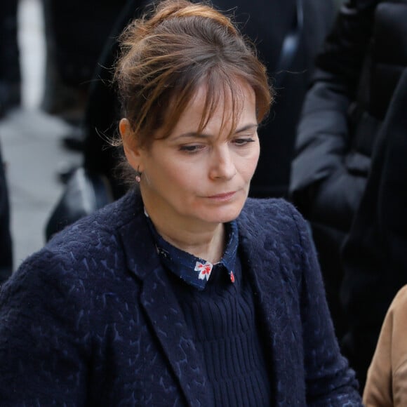 Triste nouvelle pour Cécilia Hornus
Cécilia Hornus - Arrivées aux obsèques de la comédienne Pascale Roberts en l'église Saint Roch à Paris