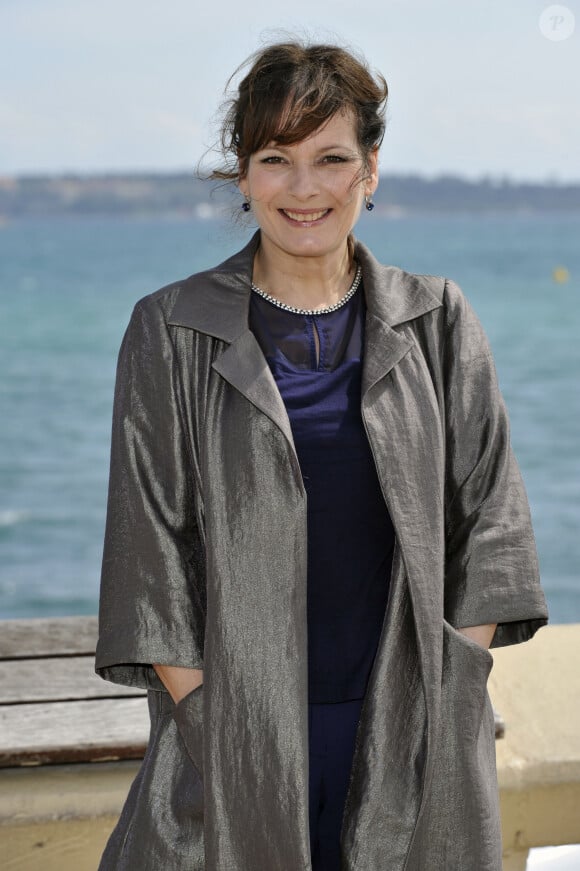 Cecilia Hornus - 50 eme Edition du MipTV a Cannes le 09 avril 2013. 