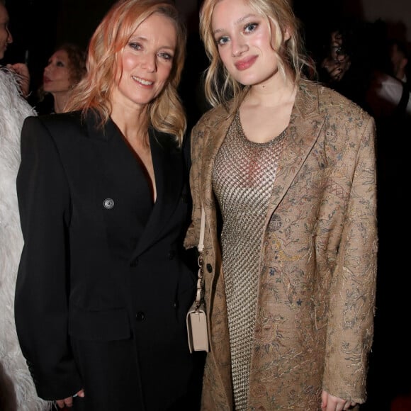 Léa Drucker et Nadia Tereszkiewicz - " Dîner de la Mode " au bénéfice du Sidaction, au Palais de Tokyo, dans le cadre de la Fashion Week de Paris. Le 25 Janvier 2024. © Olivier Borde-Bertrand Rindoff / Bestimage