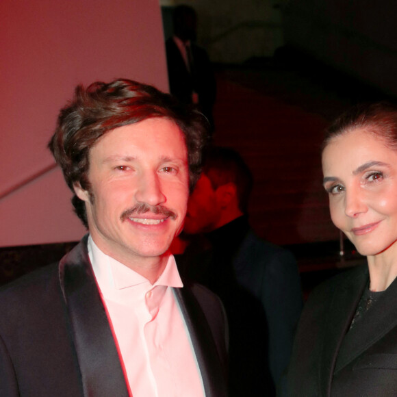 Fabien Vallérian et Clotilde Courau, Princesse de Savoie - " Dîner de la Mode " au bénéfice du Sidaction, au Palais de Tokyo, dans le cadre de la Fashion Week de Paris. Le 25 Janvier 2024. © Olivier Borde-Bertrand Rindoff / Bestimage