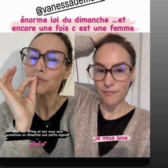  Seul hic, Vanessa Demouy n'a jamais fait de lifting. 
Vanessa Demouy sur Instagram