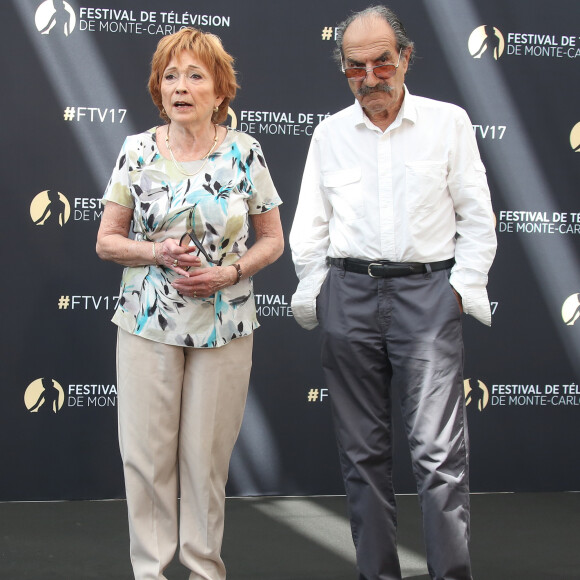 Gérard Hernandez et Marion Game - 57ème Festival de télévision de Monte-Carlo, le 17 juin 2017. © Denis Guignebourg/Bestimage