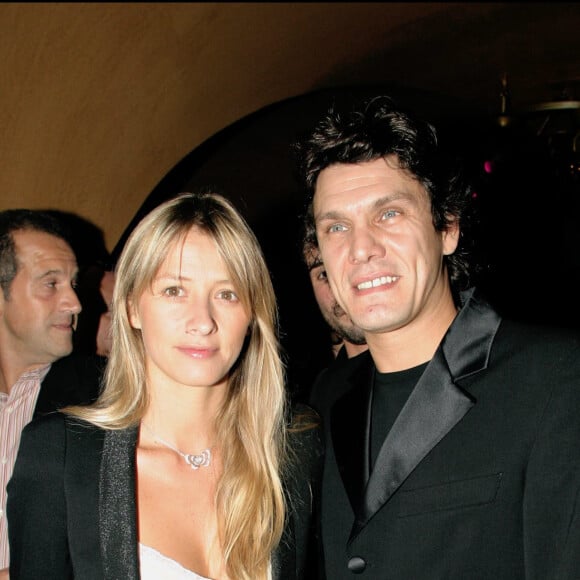 Archives - Marc Lavoine et Sarah Poniatowski chez Castel, à Paris.