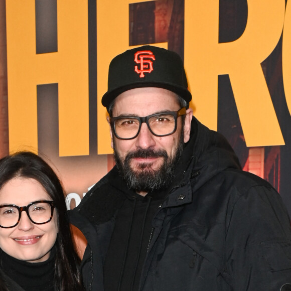 Lucie Bernardoni et son mari Patrice Maktav - Avant-première du film "Mon héroïne" au cinéma UGC Normandie à Paris le 12 décembre 2022. © Coadic Guirec/Bestimage