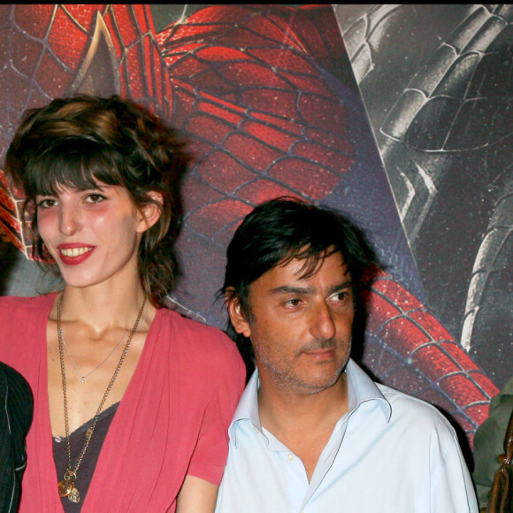 Yvan Attal, Charlotte Gainsbourg, Jane Birkin, Lou Doillon - Première du film "Spiderman 3" à L'Etoile le 27 avril 2007